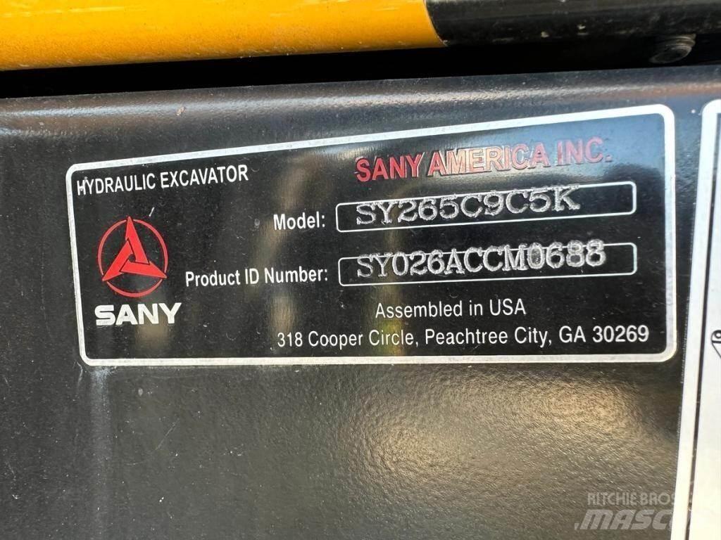 Sany SY265C LC 履帶式 挖土機/掘鑿機/挖掘機