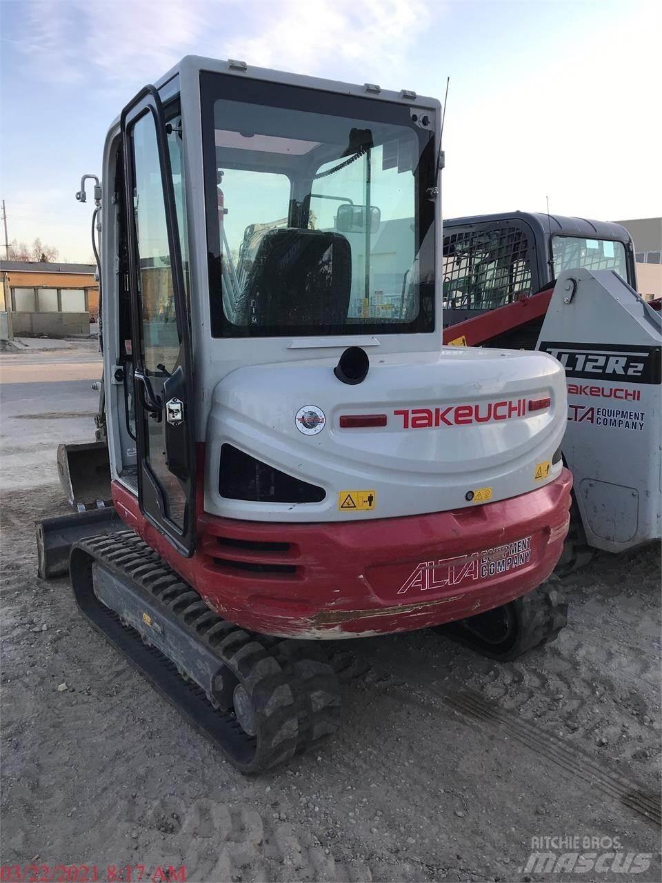 Takeuchi TB240 小型挖土機/掘鑿機<7t(小型挖掘機)