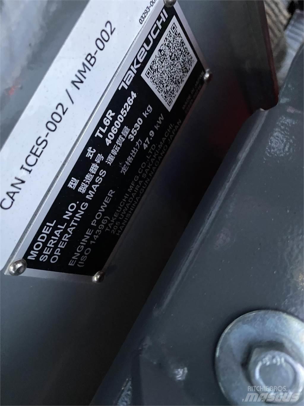 Takeuchi TL6R 滑移轉向裝載機