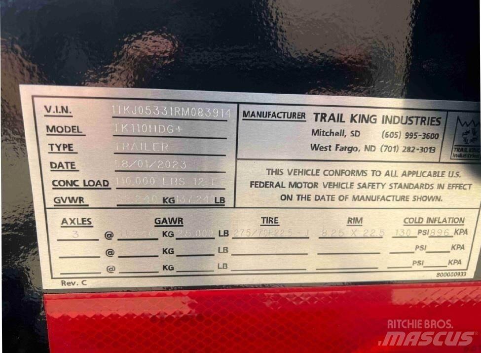 Trail King  地架式半拖車