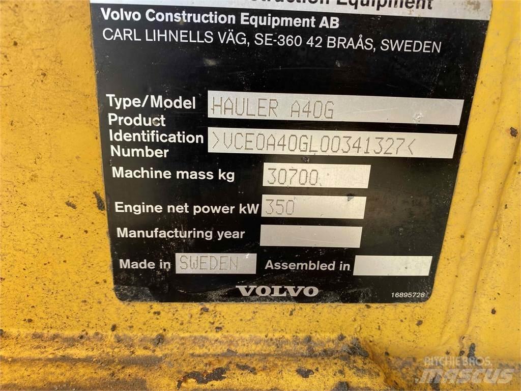 Volvo A40G 鉸接式起吊車