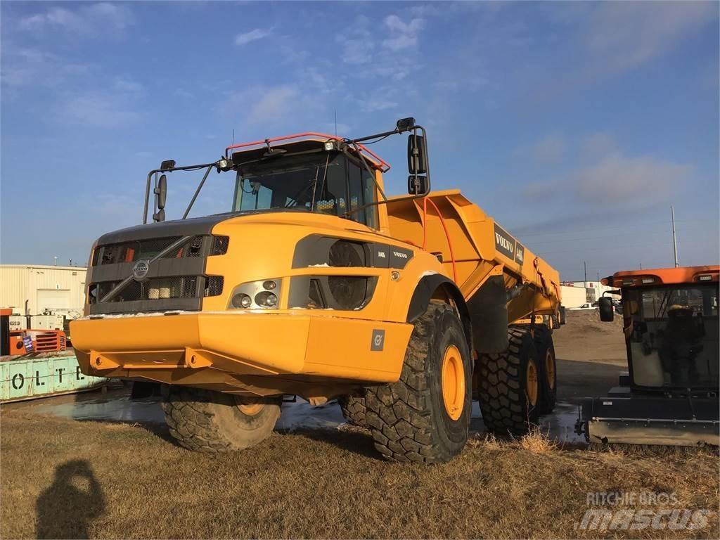 Volvo A40G 鉸接式起吊車