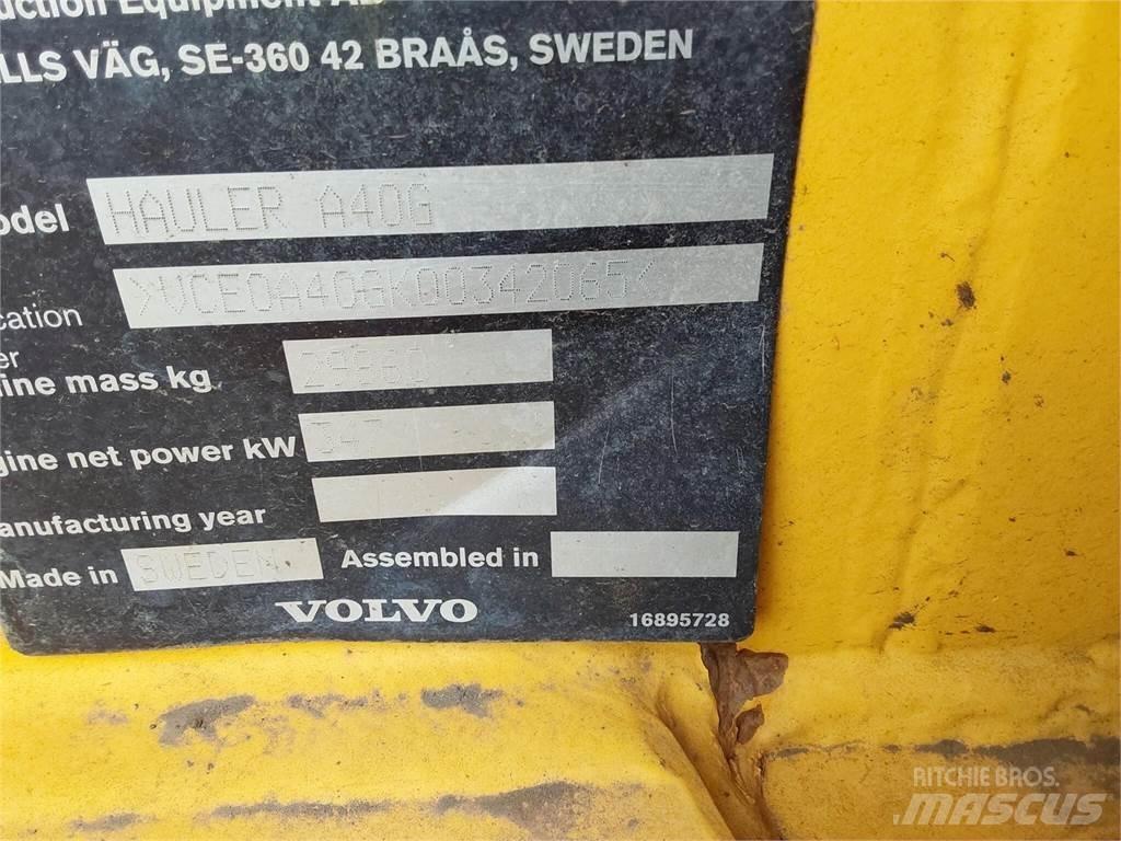 Volvo A40G 鉸接式起吊車