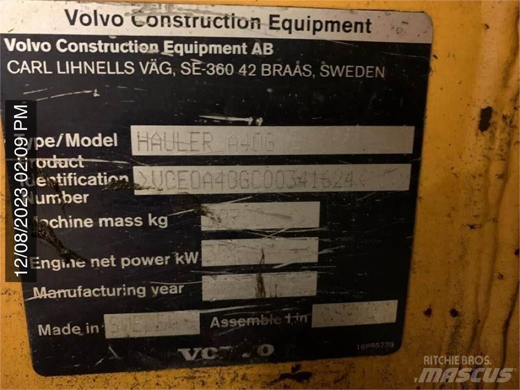 Volvo A40G 鉸接式起吊車