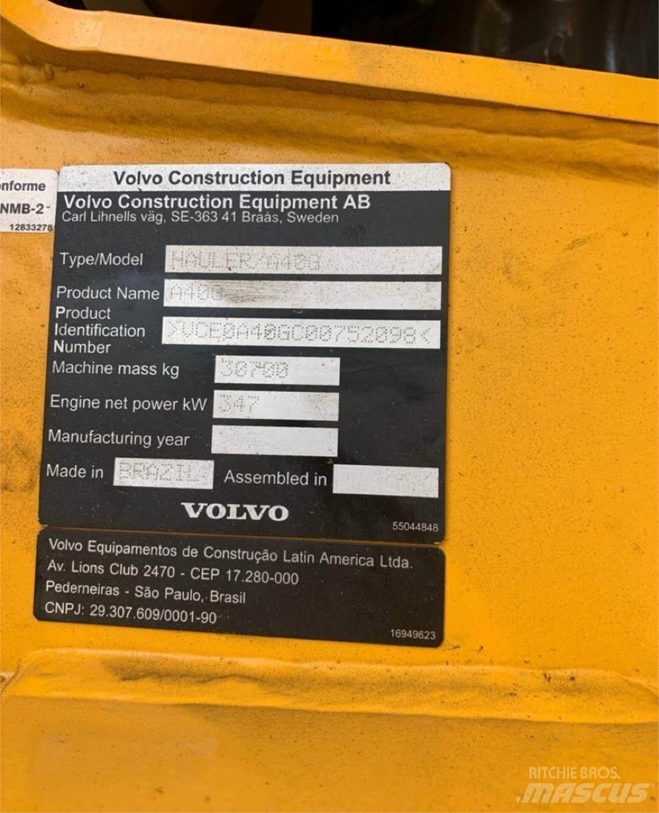 Volvo A40G 鉸接式起吊車