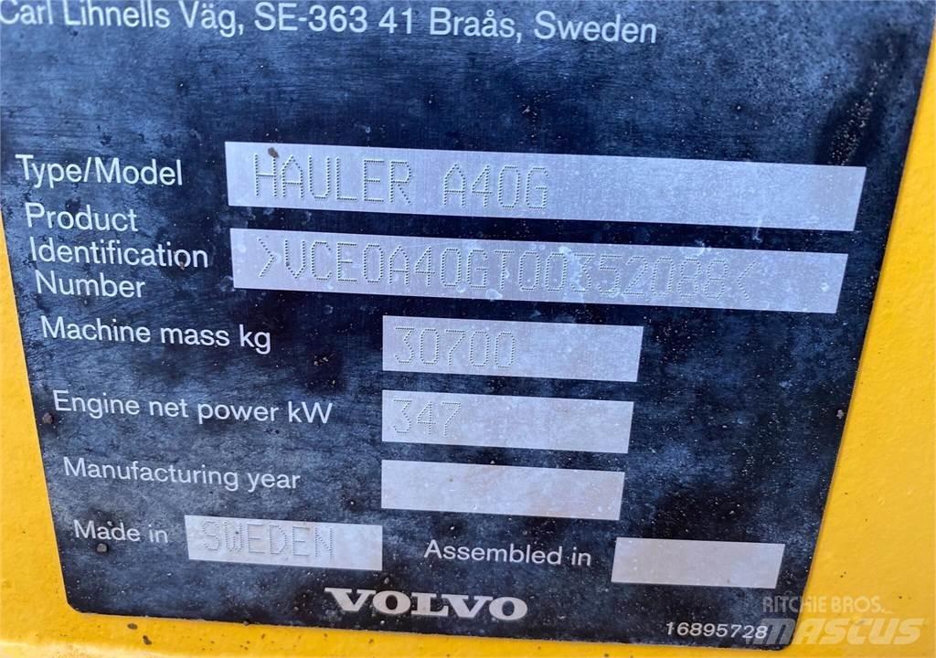 Volvo A40G 鉸接式起吊車