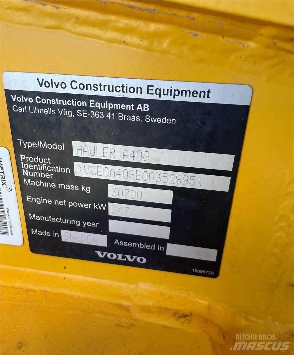 Volvo A40G 鉸接式起吊車