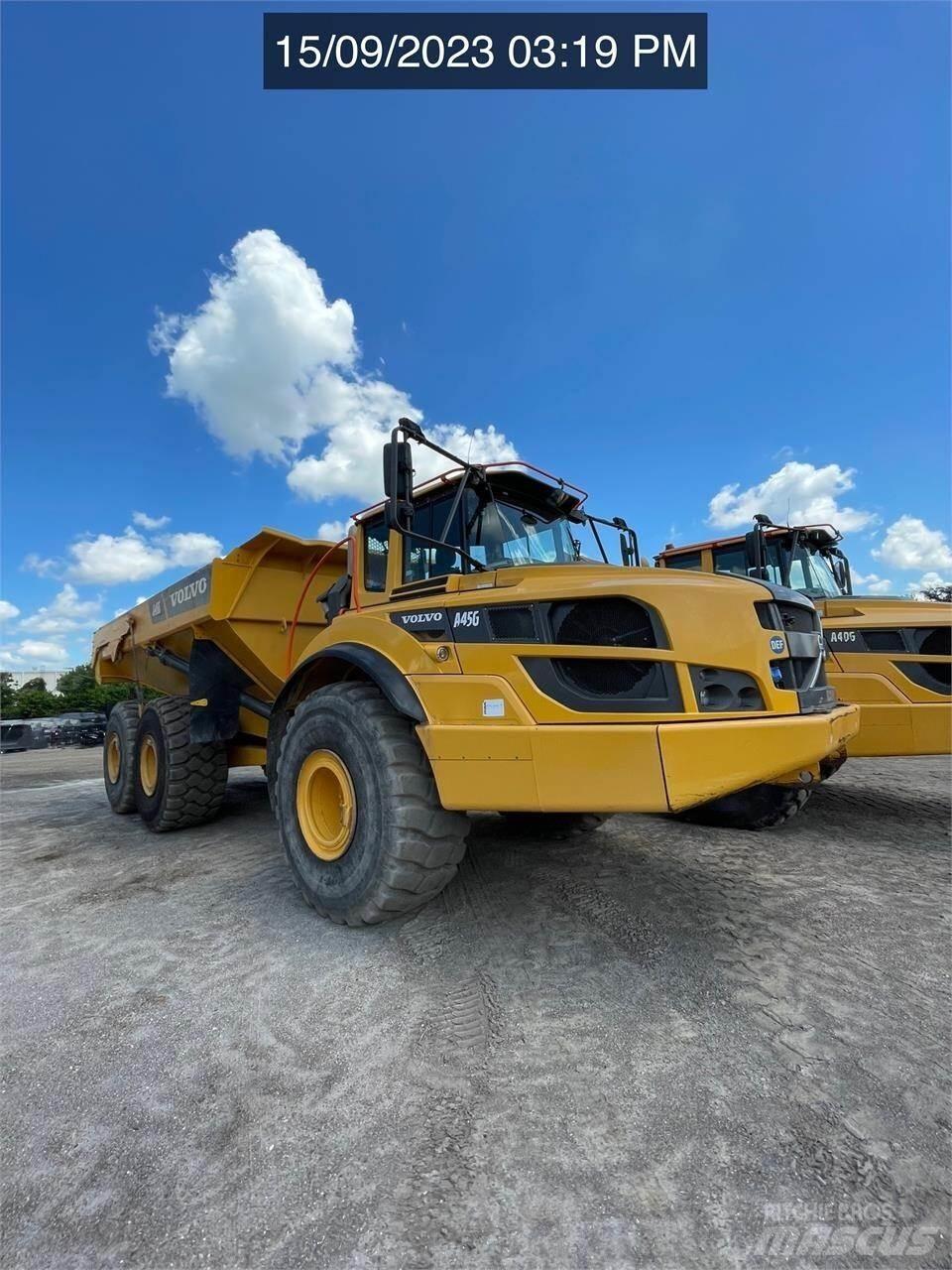 Volvo A45G 鉸接式起吊車