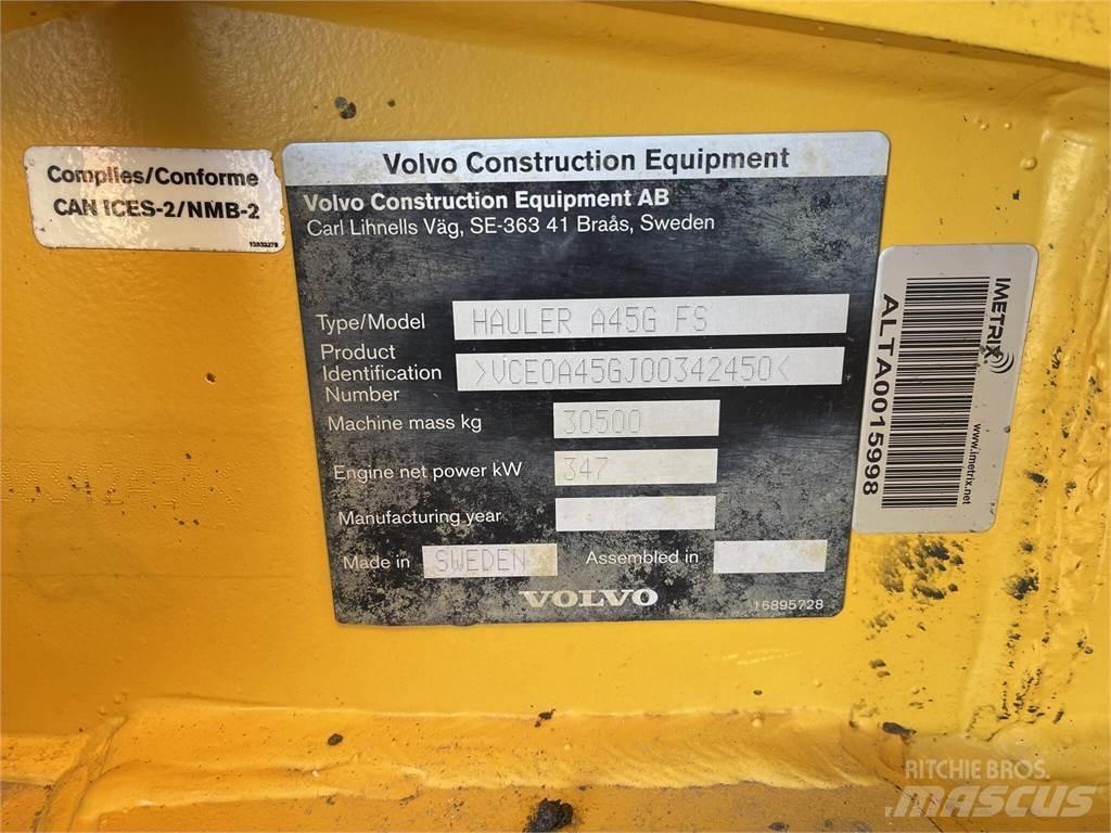 Volvo A45G FS 鉸接式起吊車