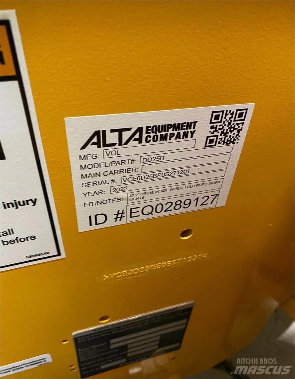 Volvo DD25B 雙輪滾壓機