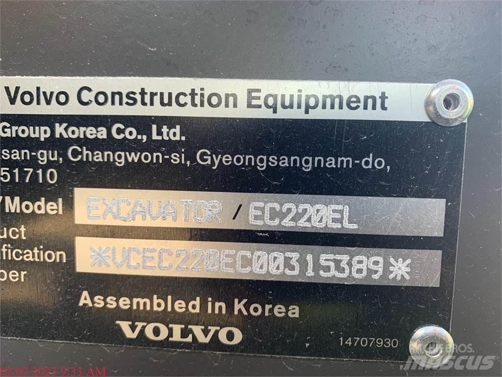 Volvo EC220EL 履帶式 挖土機/掘鑿機/挖掘機