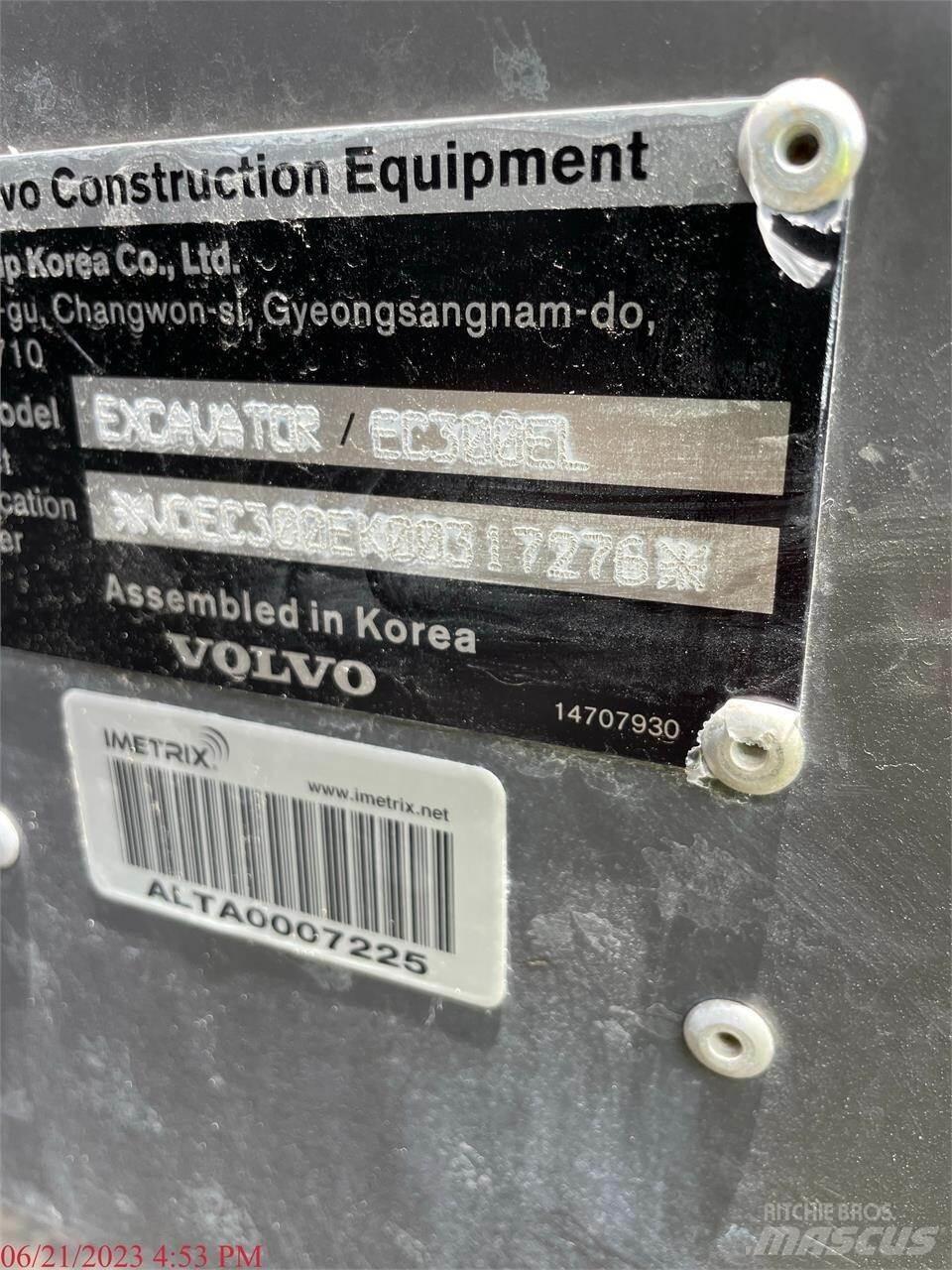 Volvo EC300EL 履帶式 挖土機/掘鑿機/挖掘機