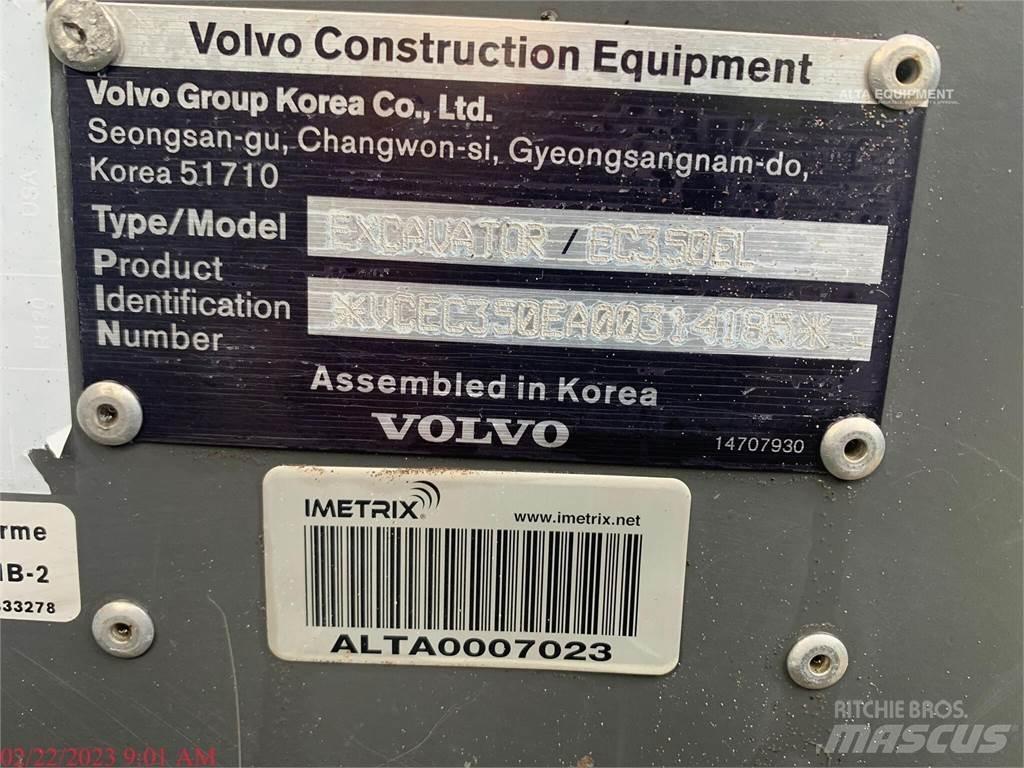 Volvo EC350EL 履帶式 挖土機/掘鑿機/挖掘機