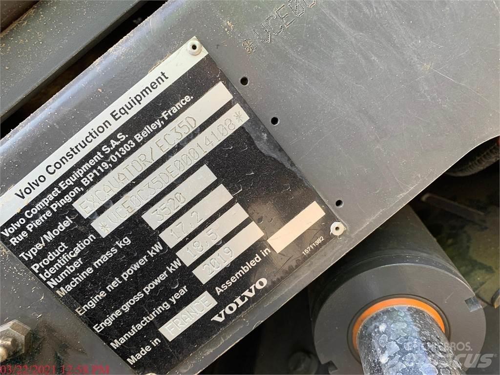 Volvo EC35D 小型挖土機/掘鑿機<7t(小型挖掘機)