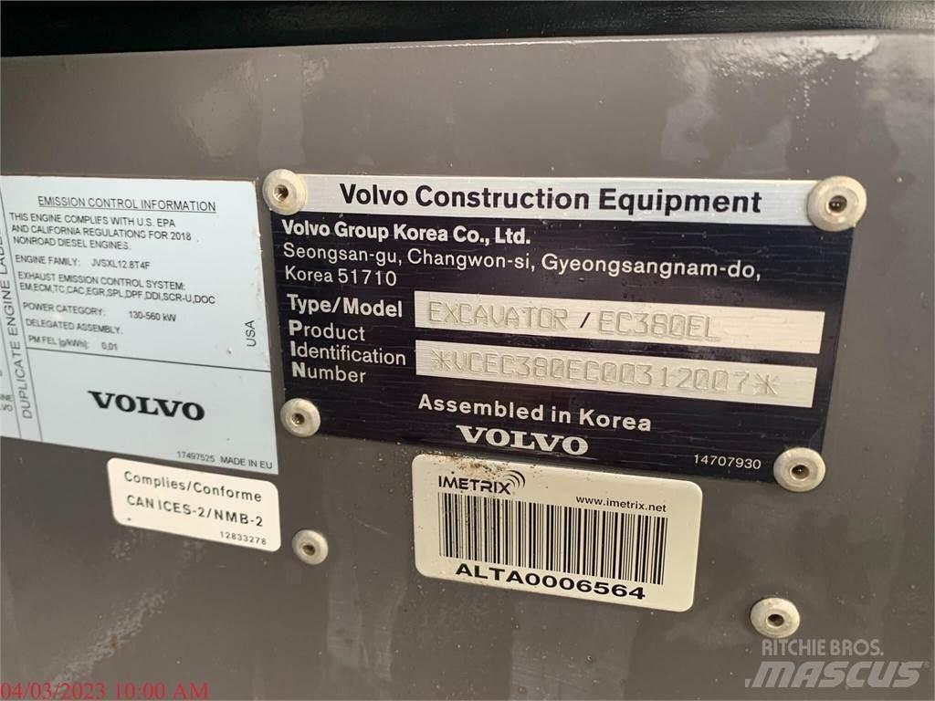 Volvo EC380EL 履帶式 挖土機/掘鑿機/挖掘機