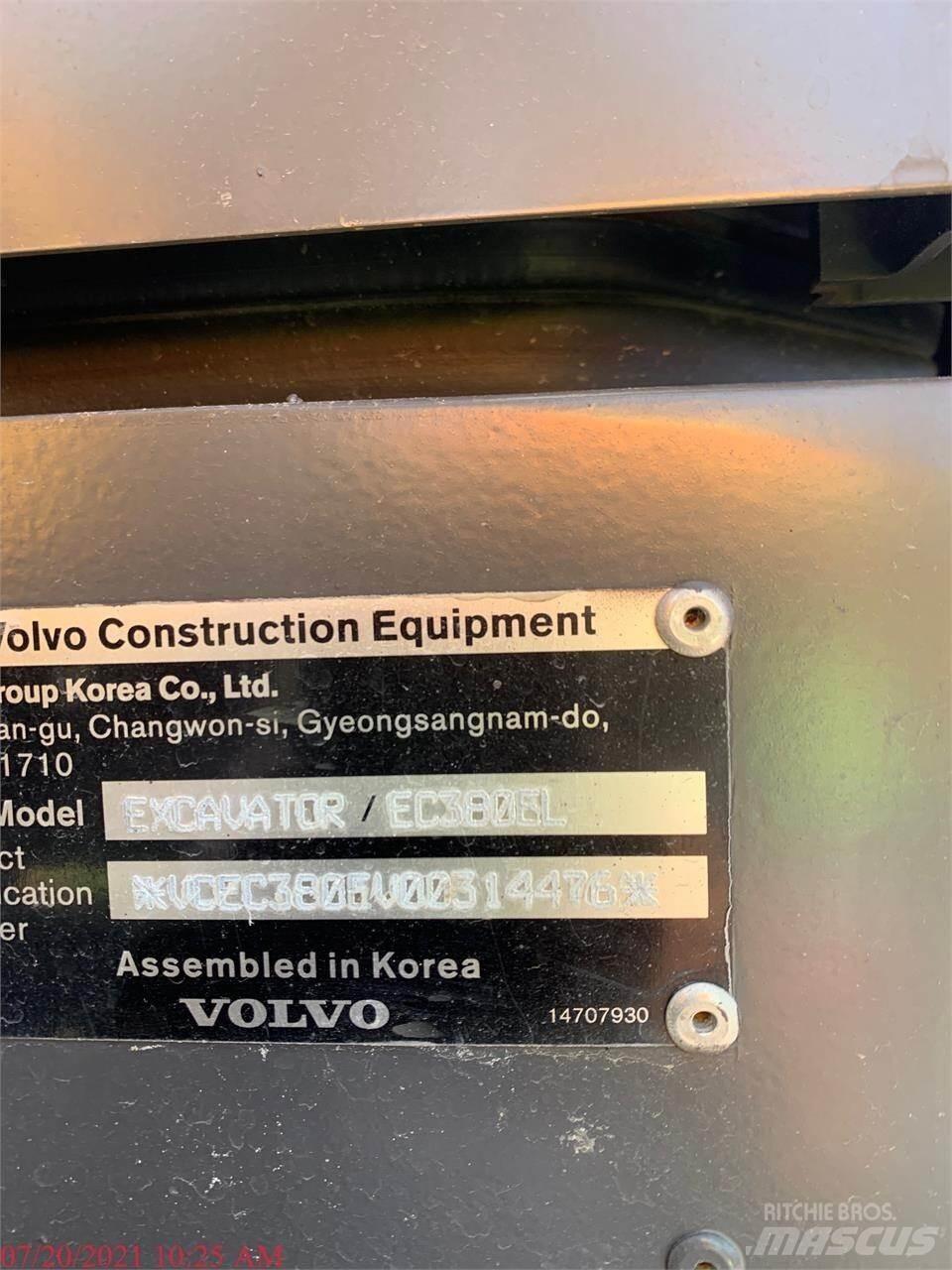Volvo EC380EL 履帶式 挖土機/掘鑿機/挖掘機