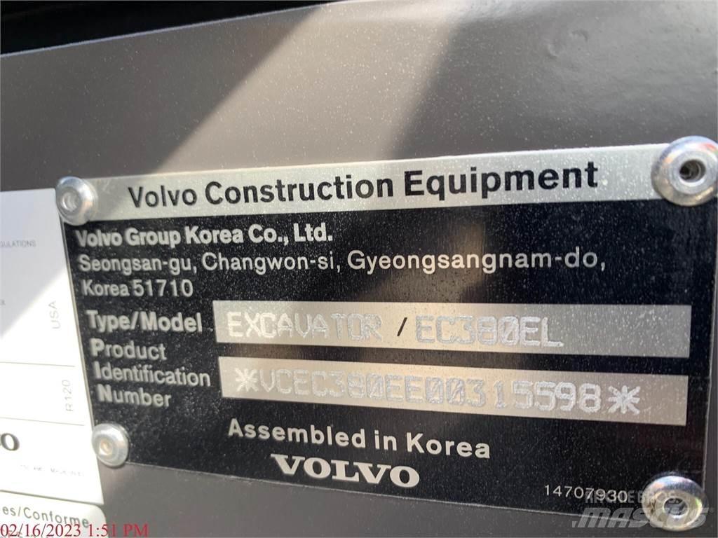Volvo EC380EL 履帶式 挖土機/掘鑿機/挖掘機