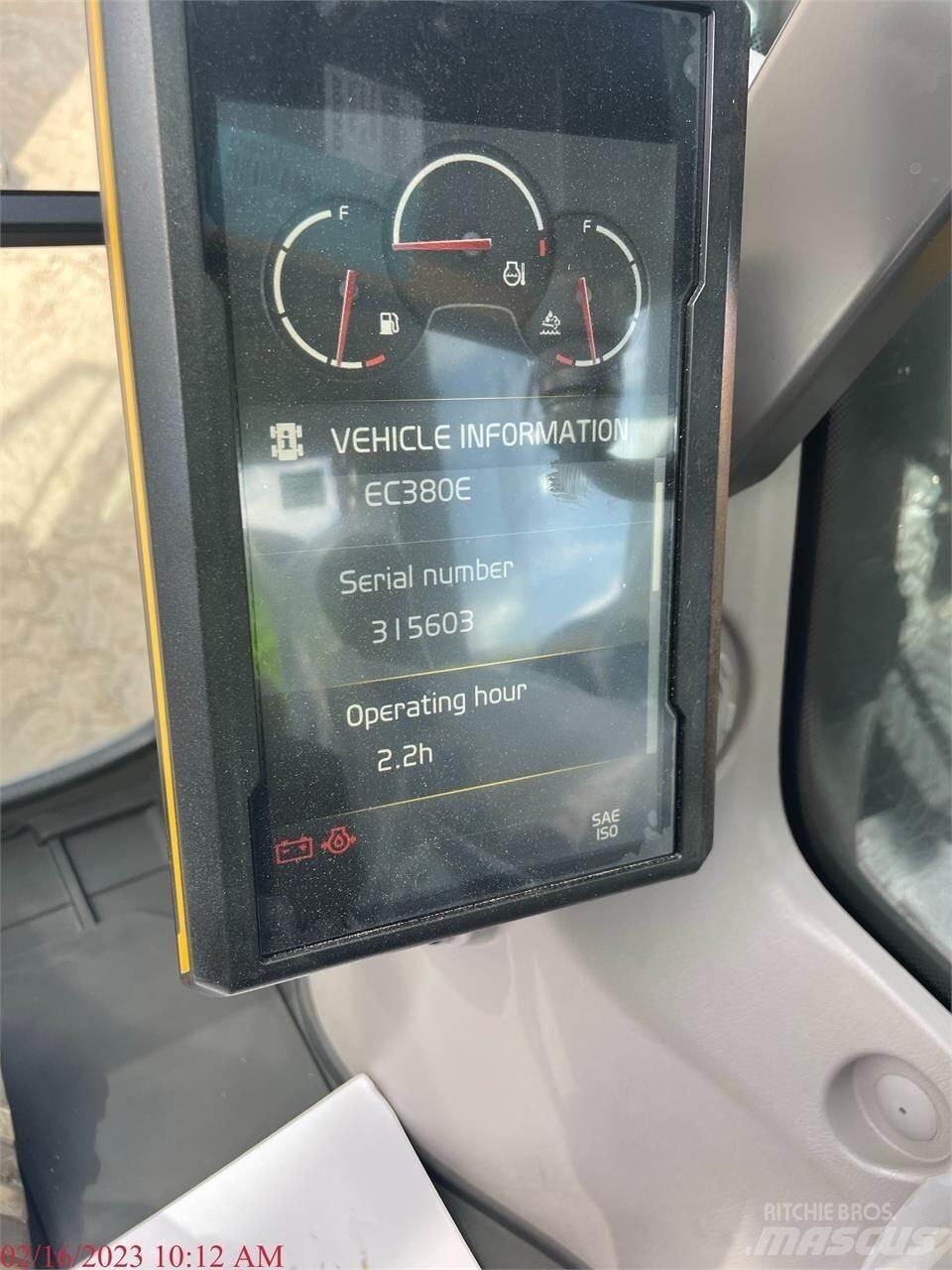 Volvo EC380EL 履帶式 挖土機/掘鑿機/挖掘機