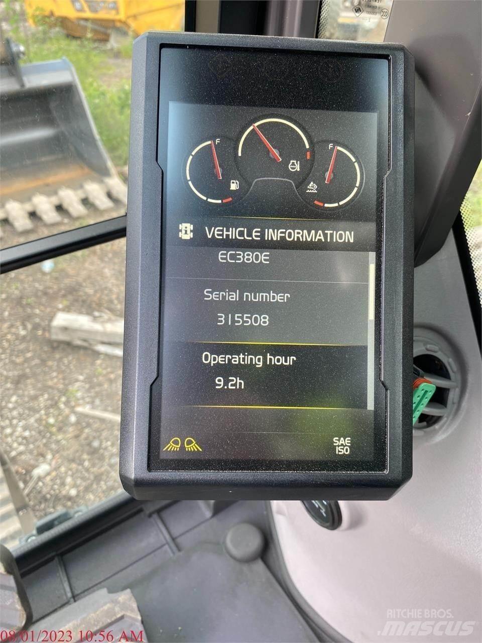 Volvo EC380EL 履帶式 挖土機/掘鑿機/挖掘機