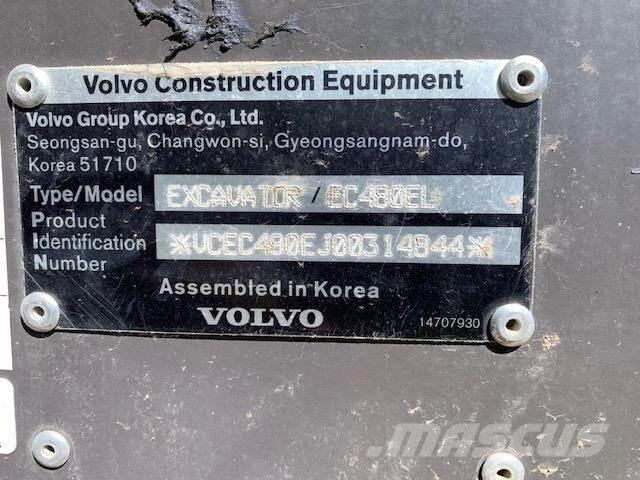 Volvo EC480EL 履帶式 挖土機/掘鑿機/挖掘機