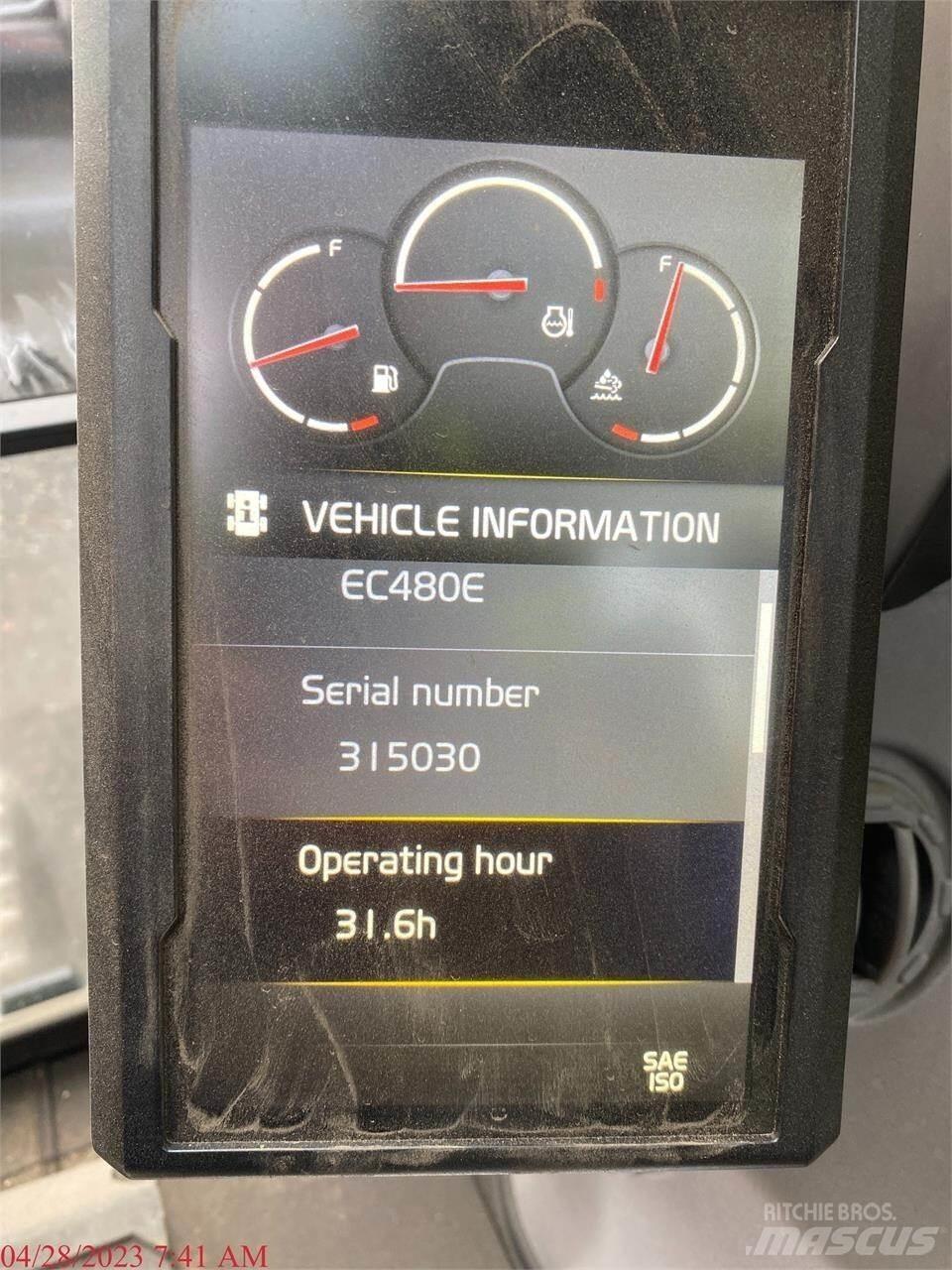 Volvo EC480EL 履帶式 挖土機/掘鑿機/挖掘機