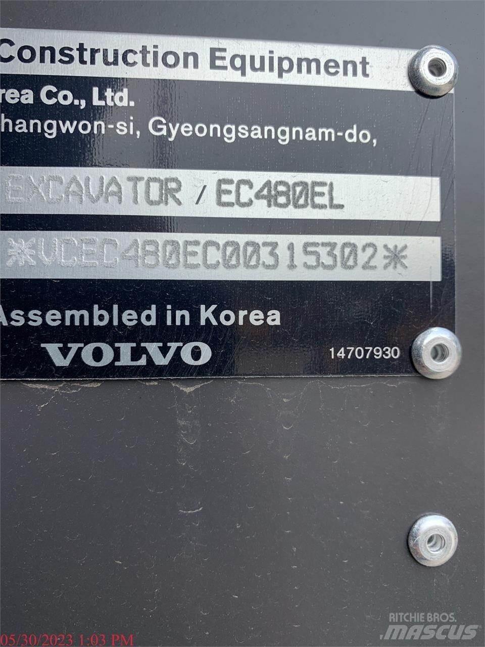 Volvo EC480EL 履帶式 挖土機/掘鑿機/挖掘機