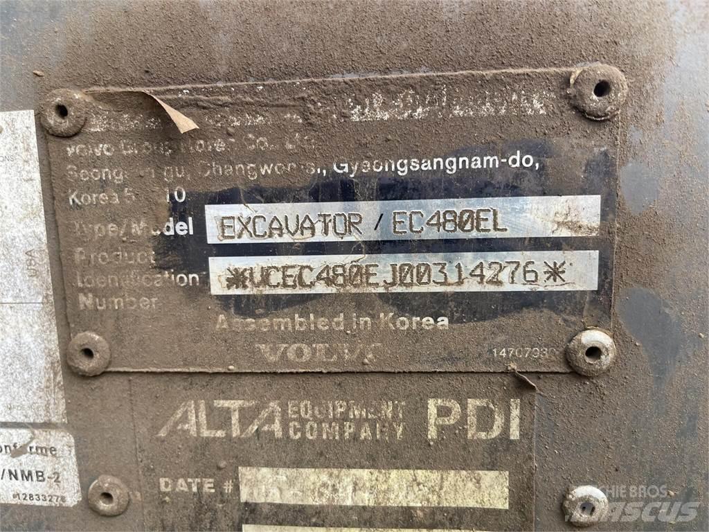Volvo EC480EL 履帶式 挖土機/掘鑿機/挖掘機