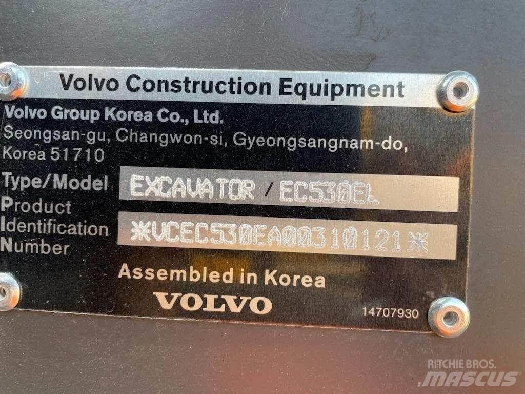 Volvo EC530EL 履帶式 挖土機/掘鑿機/挖掘機