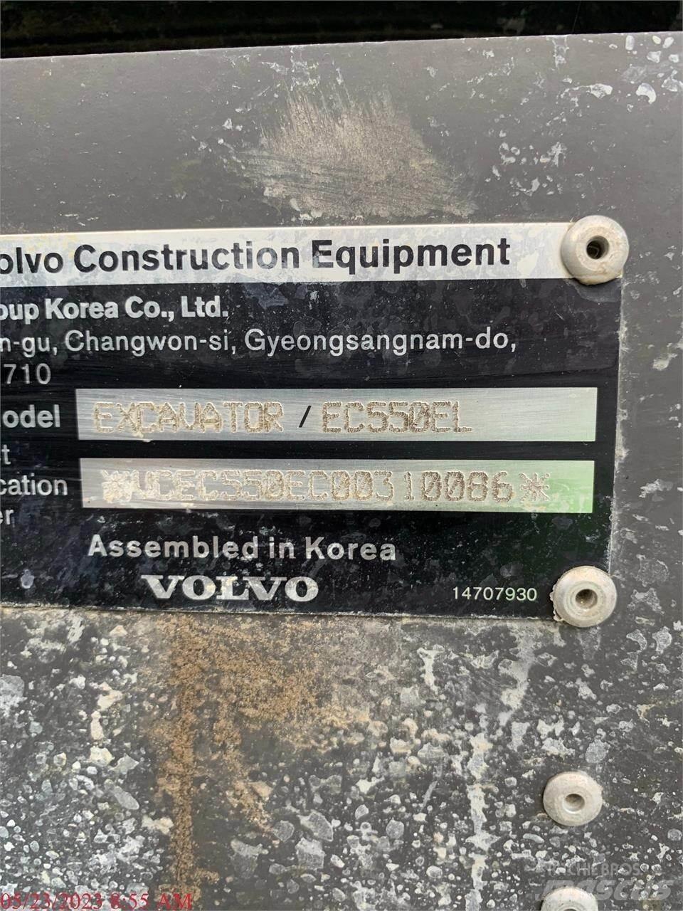 Volvo EC550EL 履帶式 挖土機/掘鑿機/挖掘機