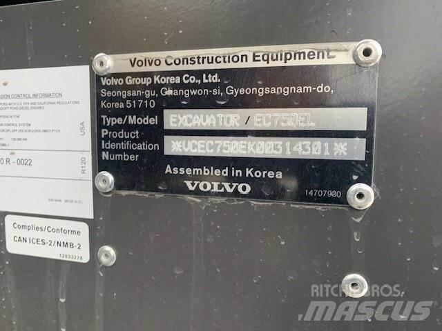 Volvo EC750EL 履帶式 挖土機/掘鑿機/挖掘機