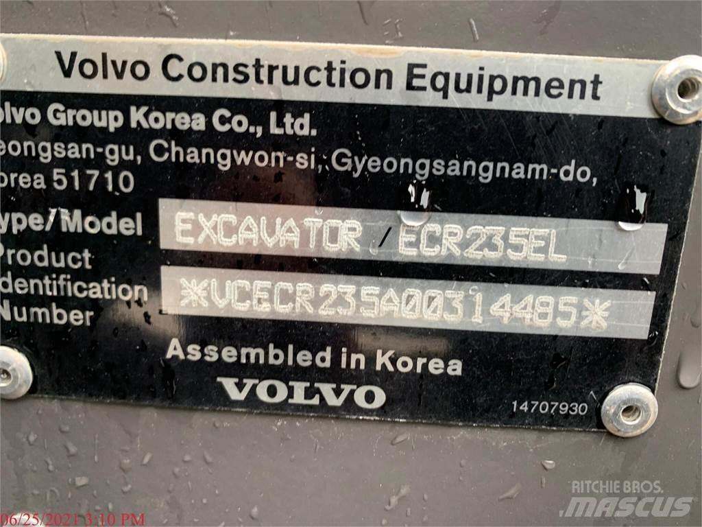 Volvo ECR235EL 履帶式 挖土機/掘鑿機/挖掘機