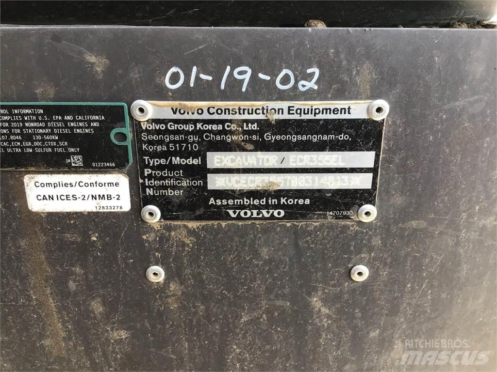 Volvo ECR355EL 履帶式 挖土機/掘鑿機/挖掘機