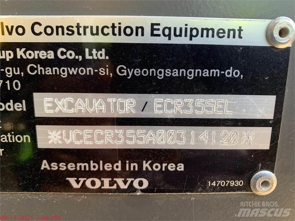 Volvo ECR355EL 履帶式 挖土機/掘鑿機/挖掘機