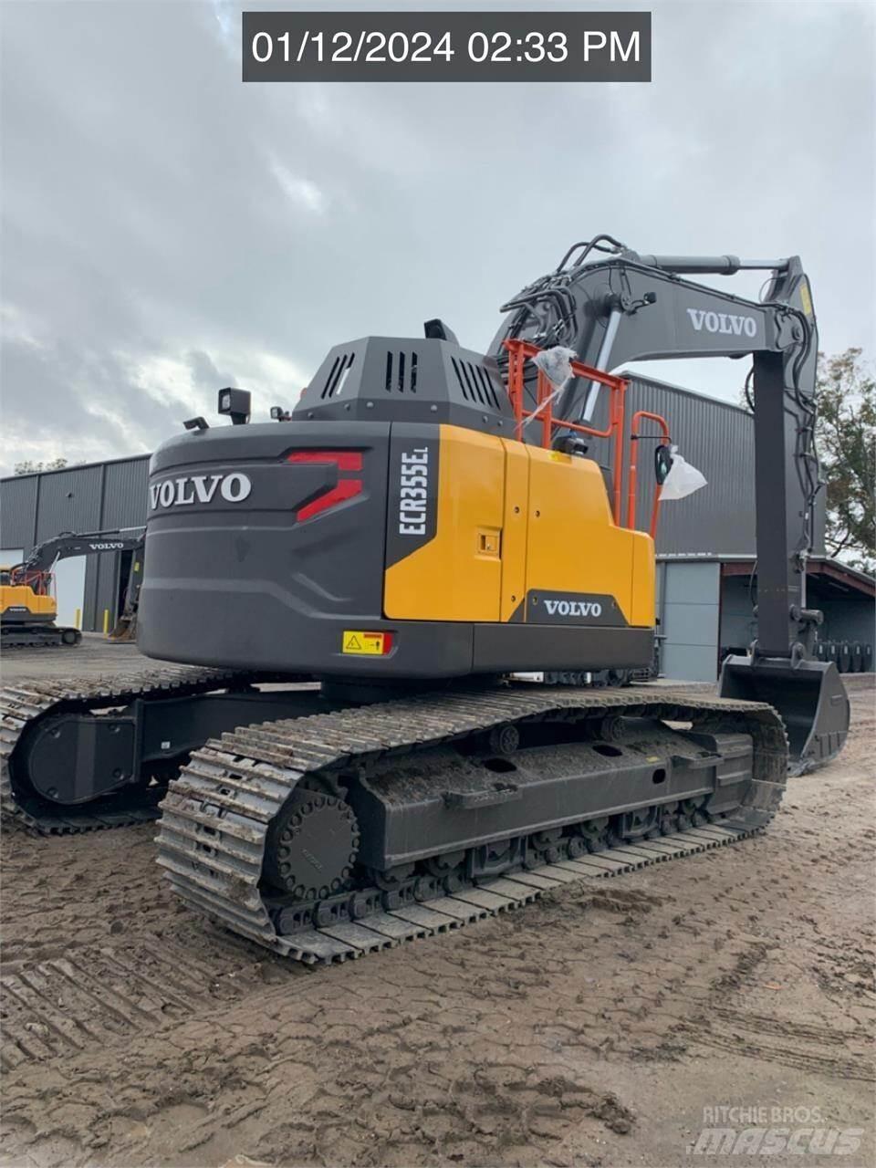Volvo ECR355EL 履帶式 挖土機/掘鑿機/挖掘機