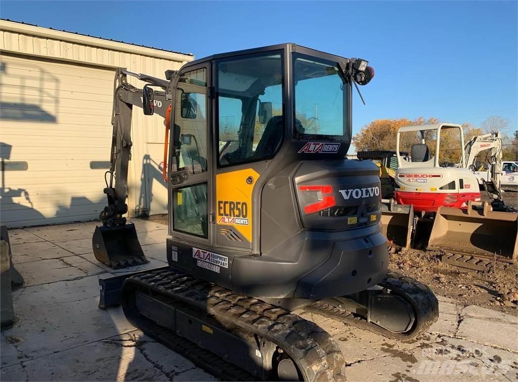 Volvo ECR50F 小型挖土機/掘鑿機<7t(小型挖掘機)