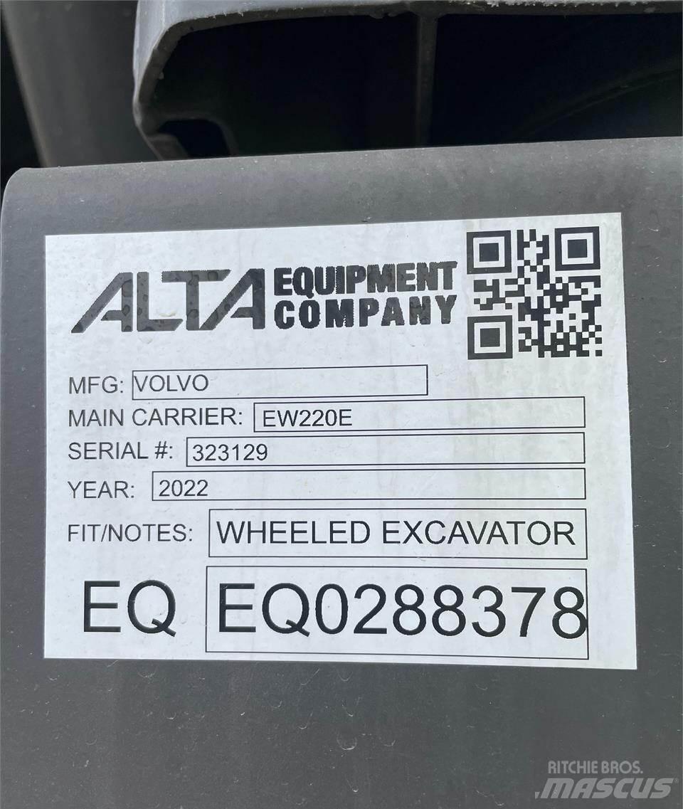 Volvo EW220E 旋轉式挖土機/掘鑿機/挖掘機