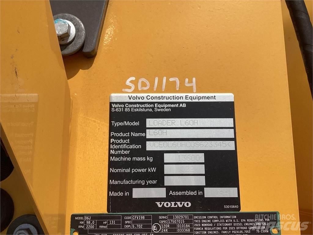 Volvo L60H 輪胎式裝載機