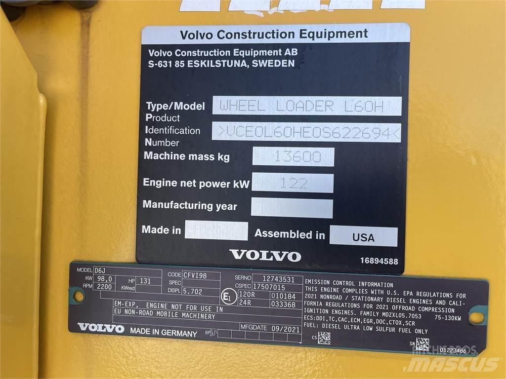 Volvo L60H 輪胎式裝載機
