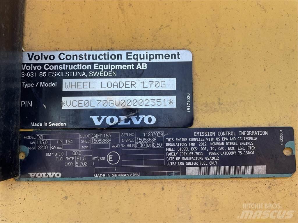 Volvo L70G 輪胎式裝載機
