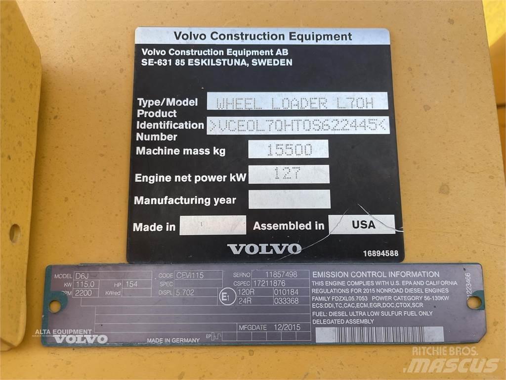 Volvo L70H 輪胎式裝載機