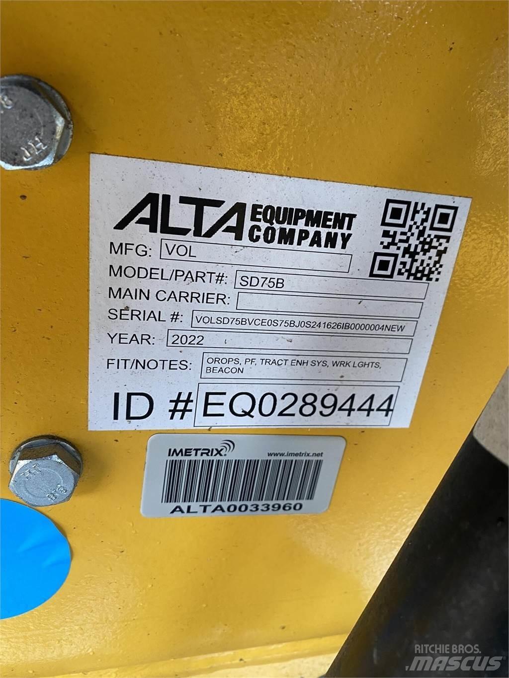 Volvo SD75B 廢棄物壓實機