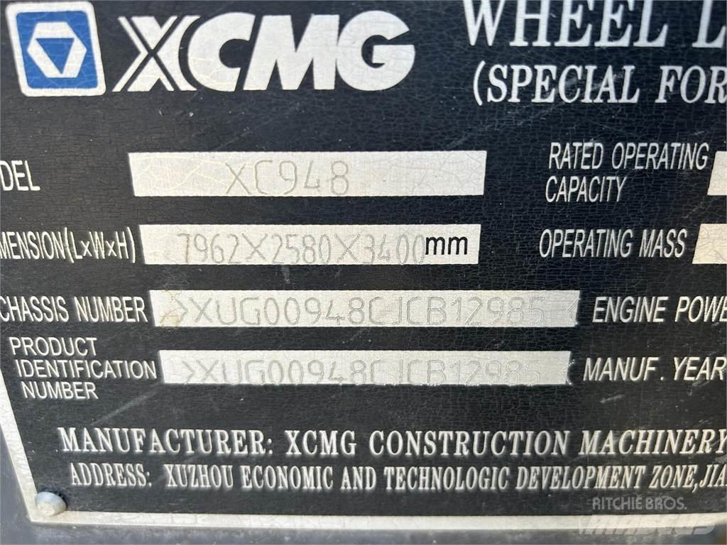 XCMG XC948 輪胎式裝載機