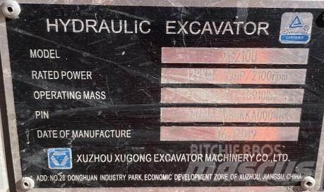 XCMG XE210U 履帶式 挖土機/掘鑿機/挖掘機