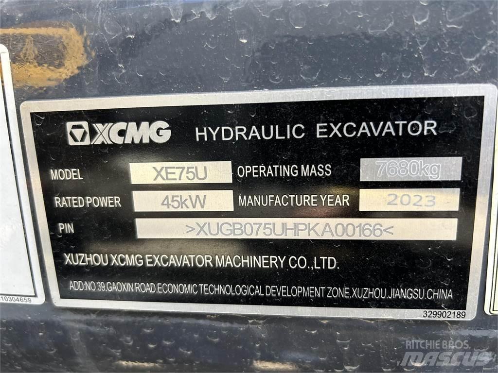 XCMG XE75U 履帶式 挖土機/掘鑿機/挖掘機