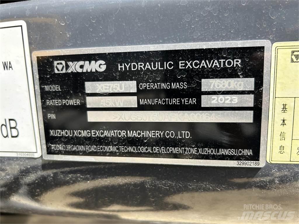 XCMG XE75U 履帶式 挖土機/掘鑿機/挖掘機