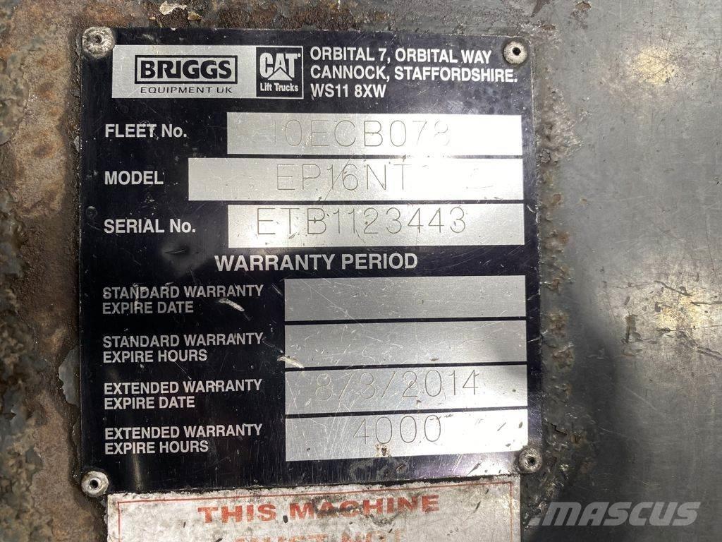CAT EP16NT 電動堆高機