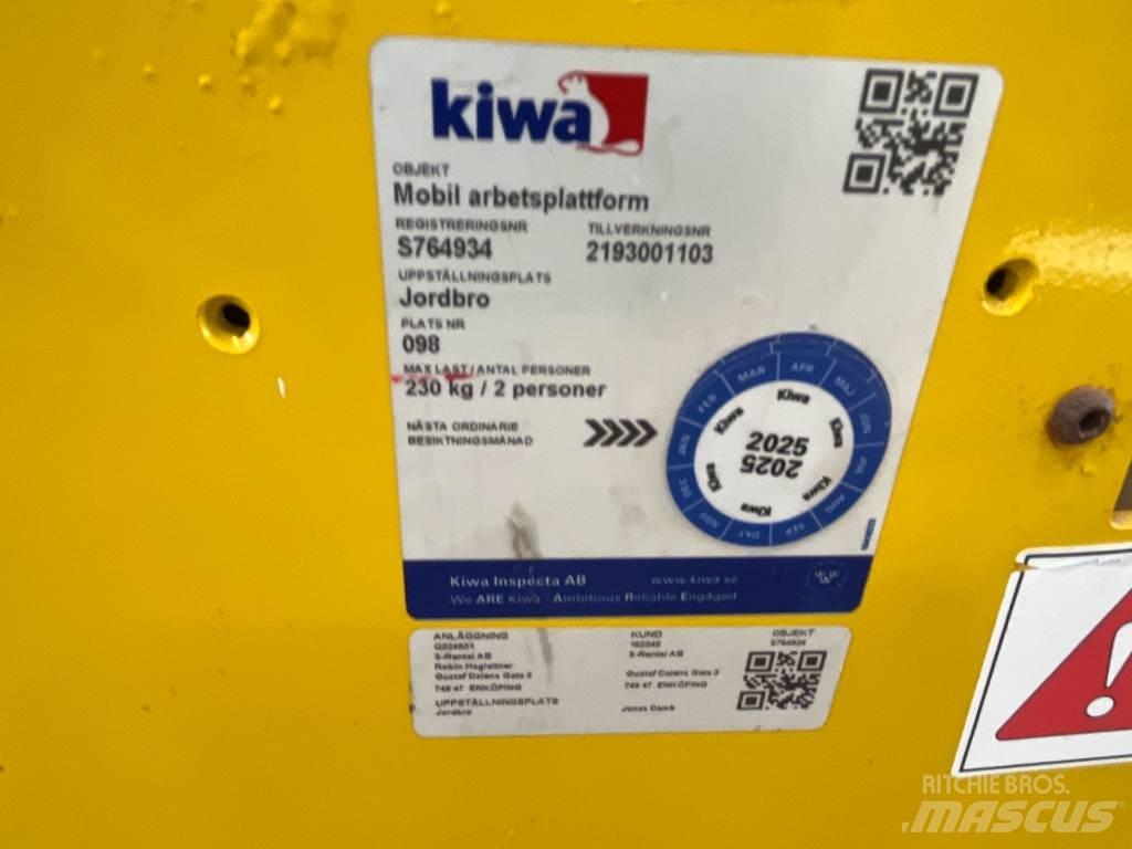 Saxlift GMG 930 ED, 剪式升降機
