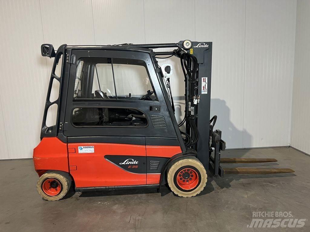 Linde E35L-01 電動堆高機