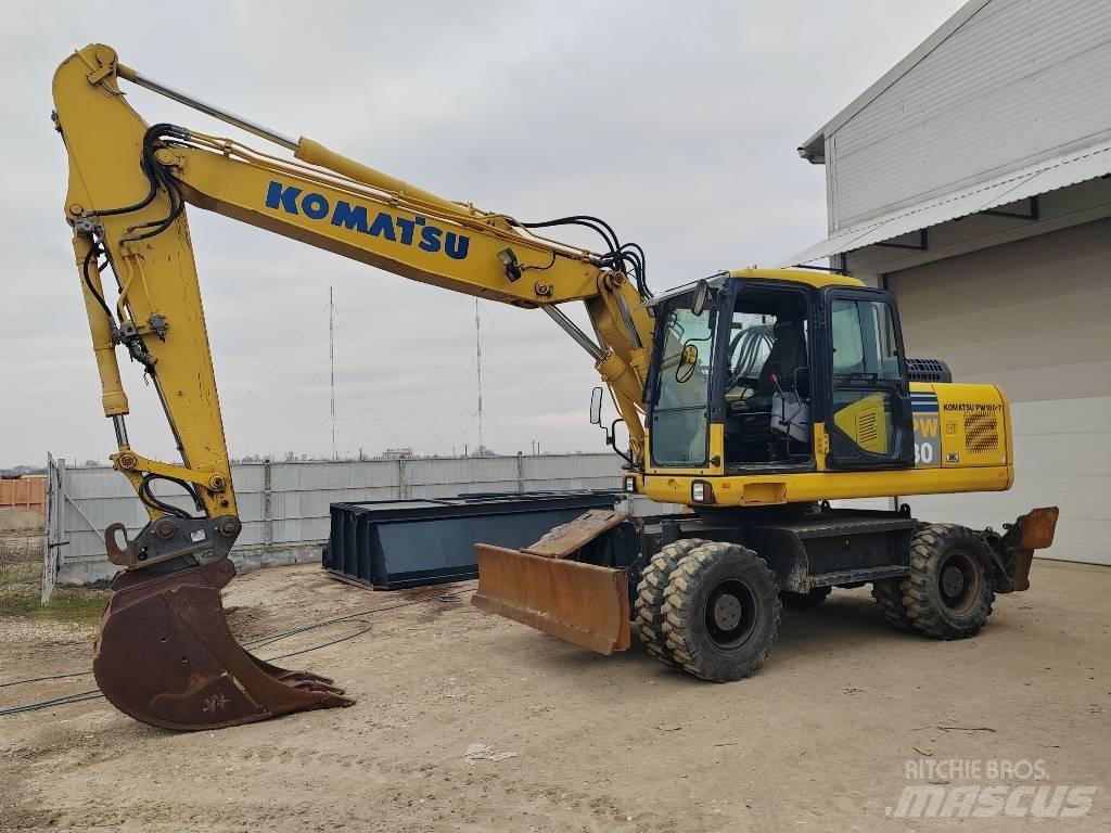 Komatsu PW 180-7EO 旋轉式挖土機/掘鑿機/挖掘機