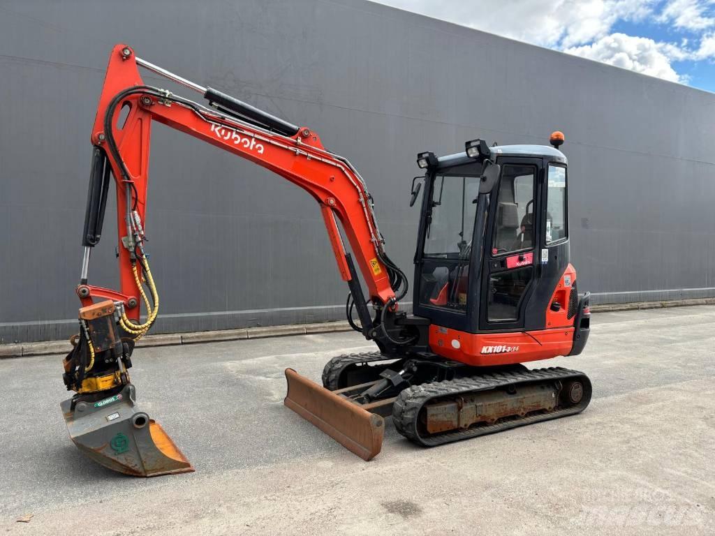 Kubota KX 101-3 小型挖土機/掘鑿機<7t(小型挖掘機)